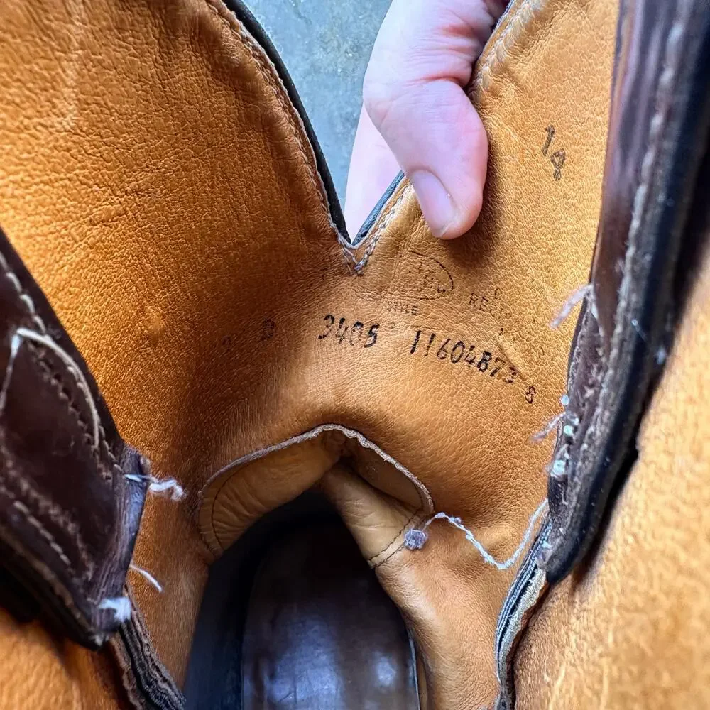 Beautiful Vintage Polished‎ Justin Cowboy Boots